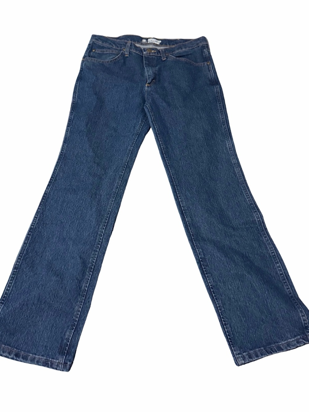 Men’s Wrangler Advanced Comfort Slim Fit Dark Blue Jeans 34 x 32
